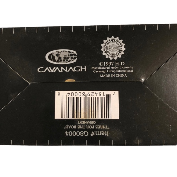 HARLEY DAVIDSON Christmas Tree Holiday Birds ORNAMENT THREE FOR THE ROAD Bike 97 - Picture 7 of 7